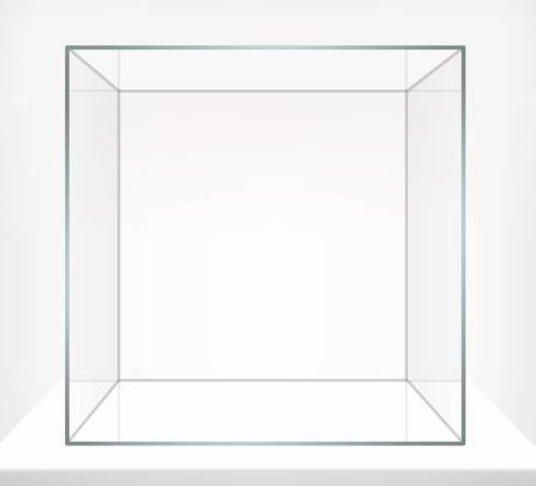 Disegno della superficie del portacasco sulla quale è possibile stampare, evidenziata in rosso.